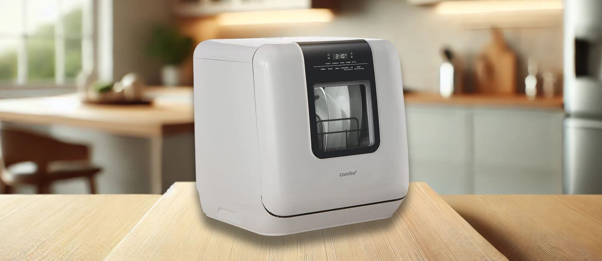 A featured image of the topic COMFEE CDC17P2AWW Dishwasher Review.