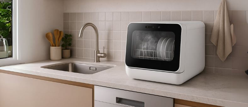 How Do Countertop Dishwashers Work?