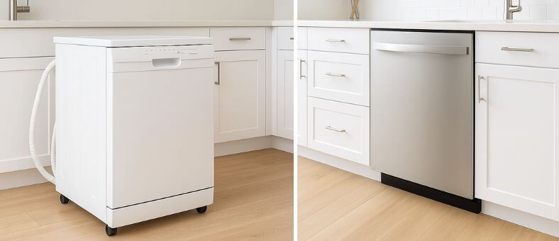 Portable Vs Built-in Dishwashers: Which is Better?