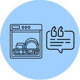 Countertop Dishwasher Reviews Icon in the Product Reviews.