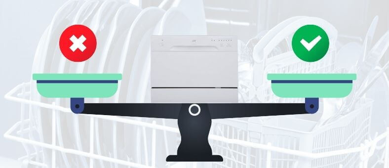 Image of a balance having a cross icon colored in red on the left side and a check icon colored in green on the right, depicting the section Pros and Cons.