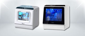 A featured image of the topic IAGREEA ‎TDQR05 vs NOVETE TDQR01 Dishwasher Comparison, containing inmages of IAGREEA ‎TDQR05 Dishwasher and NOVETE TDQR01 Dishwasher side by side.