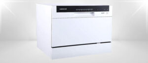 A featured image of the topic Farberware FCD06ABBWHA Dishwasher Review.
