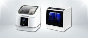 A featured image of the topic IAGREEA IA-DW01 vs AIRMSEN AE-TDQR03 Dishwasher Comparison, containing inmages of IAGREEA IA-DW01 Dishwasher and AIRMSEN AE-TDQR03 Dishwasher side by side.