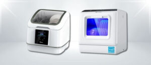 A featured image of the topic IAGREEA IA-DW01 vs Ecozy ‎DW-CT200A Dishwasher Comparison, containing inmages of IAGREEA IA-DW01 Dishwasher and Ecozy ‎DW-CT200A Dishwasher side by side.