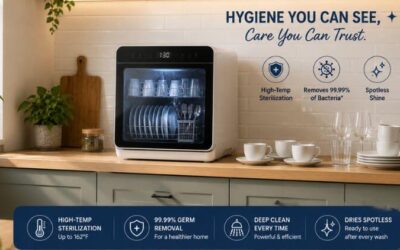 5 Best Sterilizing Countertop Dishwashers for Hygienic Cleaning in 2026