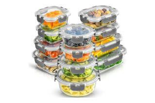 01 JoyJolt Borosilicate Glass Food Containers Small JoyJolt Borosilicate Glass Food Containers Small Image