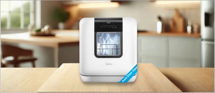 Honest Midea MDC17P2DWW Dishwasher Review for Small Kitchens