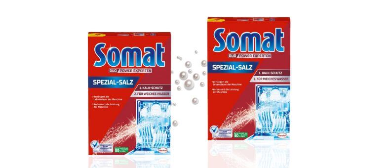 Somat Dishwasher Salt Spezial-Salz – premium European formula designed for limescale protection, rated as one of the Best Dishwasher Salt options.