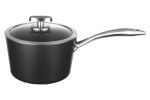 03-Scanpan Nonstick Covered Saucepan Small Scanpan Nonstick Covered Saucepan small black nonstick saucepan with glass lid