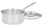 06-Cuisinart Chef Classic Stainless Steel Saucepan Cuisinart Chef’s Classic Saucepan small stainless steel saucepan with glass lid
