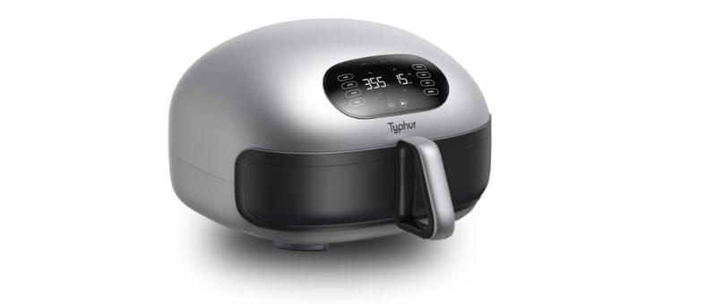 Dome 2 Air Fryer with futuristic rounded design and digital touch controls — one of the best air fryers combining elegant design, efficient airflow, and dishwasher-safe parts.