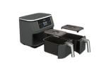 08- Ninja DZ201 Dual Zone Air Fryer Small Ninja DZ201 Dual Zone Air Fryer with twin baskets, one of the best air fryers for cooking two dishes at once.