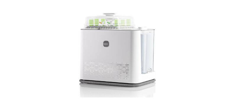 NCVI Large Baby Bottle Washer Sterilizer and Dryer – Large countertop bottle washer and sterilizer with side water tank and modern design.